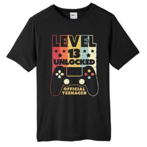 13th Birthday . Level 13 Unlocked, Nager Tall Fusion ChromaSoft Performance T-Shirt