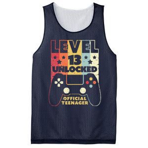 13th Birthday . Level 13 Unlocked, Nager Mesh Reversible Basketball Jersey Tank