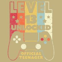 13th Birthday . Level 13 Unlocked, Nager Sustainable Beanie