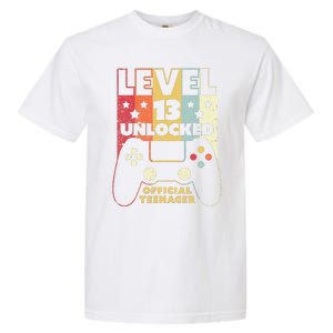 13th Birthday . Level 13 Unlocked, Nager Garment-Dyed Heavyweight T-Shirt