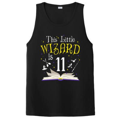 11th Bday Magic Wizard 11 Year Old Birthday Matching Family PosiCharge Competitor Tank