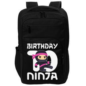 10th Birthday Ninja Ten 10 Year Old Impact Tech Backpack