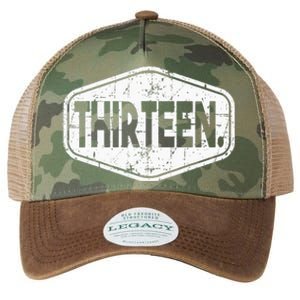 13th Birthday Of Boy Or Girl 13 Years Old Thirteen Legacy Tie Dye Trucker Hat