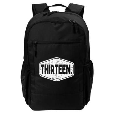 13th Birthday Of Boy Or Girl 13 Years Old Thirteen Backpack