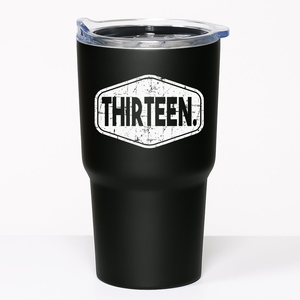 13th Birthday Of Boy Or Girl 13 Years Old Thirteen Tumbler