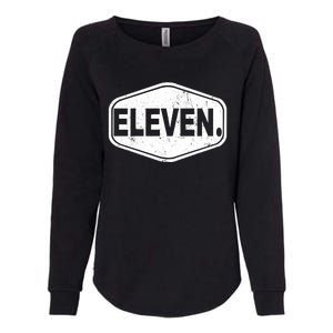 11th Birthday Of Boy Or Girl 11 Years Old Eleven Womens California Wash Sweatshirt