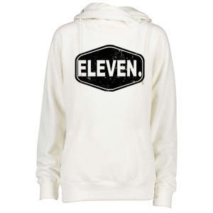 11th Birthday Of Boy Or Girl 11 Years Old Eleven Womens Funnel Neck Pullover Hood