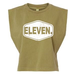 11th Birthday Of Boy Or Girl 11 Years Old Eleven Garment-Dyed Women's Muscle Tee