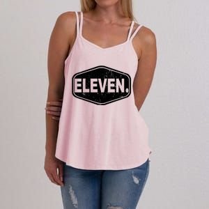 11th Birthday Of Boy Or Girl 11 Years Old Eleven Women's Strappy Tank