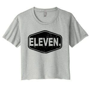 11th Birthday Of Boy Or Girl 11 Years Old Eleven Women's Crop Top Tee