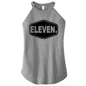 11th Birthday Of Boy Or Girl 11 Years Old Eleven Women's Perfect Tri Rocker Tank