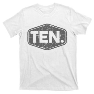 10th Birthday Of Boy Or Girl 10 Years Old Ten T-Shirt