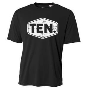 10th Birthday of 10 years old ten Cooling Performance Crew T-Shirt