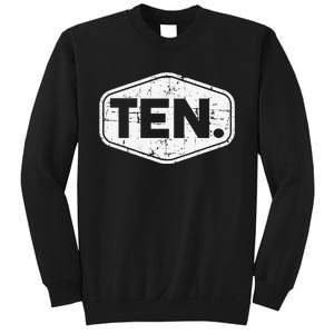 10th Birthday of 10 years old ten Sweatshirt