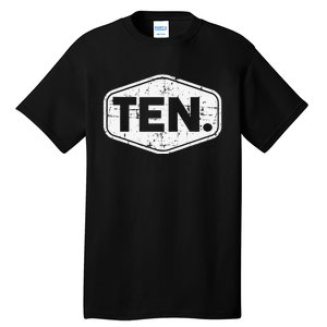 10th Birthday of 10 years old ten Tall T-Shirt