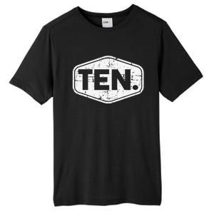 10th Birthday of 10 years old ten Tall Fusion ChromaSoft Performance T-Shirt