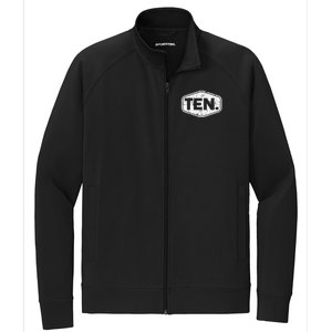 10th Birthday of 10 years old ten Stretch Full-Zip Cadet Jacket