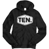 10th Birthday of 10 years old ten Tie Dye Hoodie