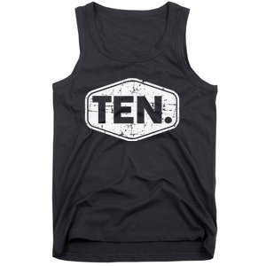 10th Birthday of 10 years old ten Tank Top