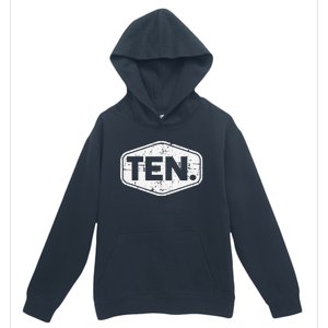 10th Birthday of 10 years old ten Urban Pullover Hoodie