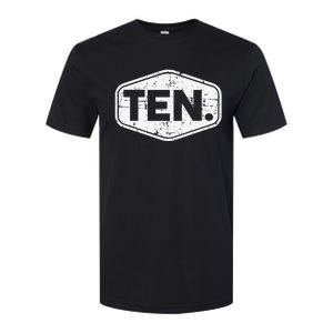 10th Birthday of 10 years old ten Softstyle CVC T-Shirt