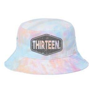 13th Birthday Of Boy Or Girl 13 Years Old Thirteen Tie Dye Newport Bucket Hat