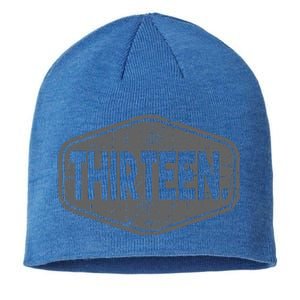 13th Birthday Of Boy Or Girl 13 Years Old Sustainable Beanie