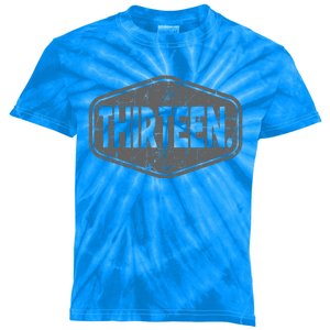 13th Birthday Of Boy Or Girl 13 Years Old Kids Tie-Dye T-Shirt