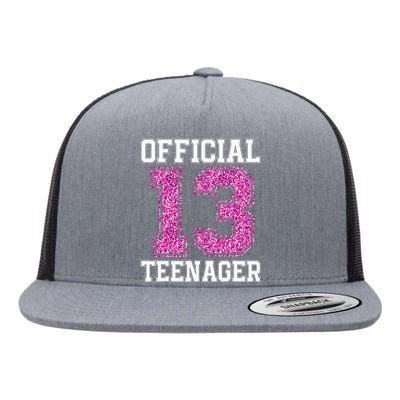 13th Birthday OFFICIAL TEENAGER 2010 Bday Flat Bill Trucker Hat