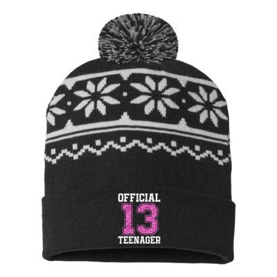 13th Birthday OFFICIAL TEENAGER 2010 Bday USA-Made Snowflake Beanie