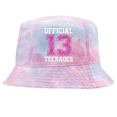 13th Birthday OFFICIAL TEENAGER 2010 Bday Tie-Dyed Bucket Hat