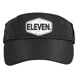 11th Birthday Of Boy Or Girl, 11 Years Old, Eleven Adult Drive Performance Visor