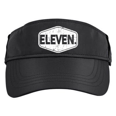 11th Birthday Of Boy Or Girl, 11 Years Old, Eleven Adult Drive Performance Visor