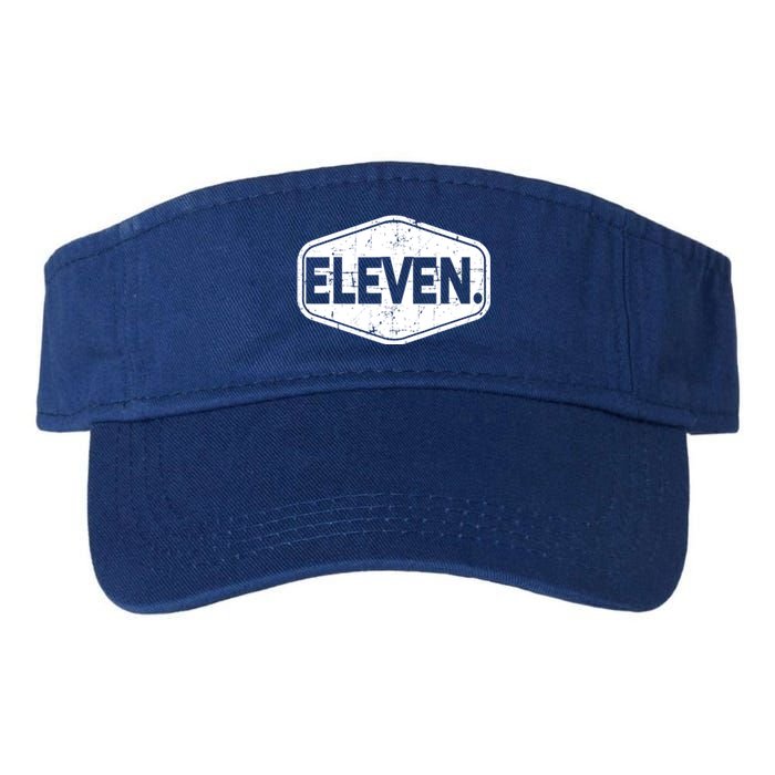 11th Birthday Of Boy Or Girl, 11 Years Old, Eleven Valucap Bio-Washed Visor