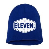 11th Birthday Of Boy Or Girl, 11 Years Old, Eleven Short Acrylic Beanie