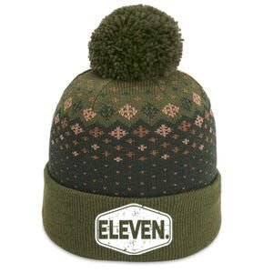 11th Birthday Of Boy Or Girl, 11 Years Old, Eleven The Baniff Cuffed Pom Beanie