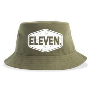 11th Birthday Of Boy Or Girl, 11 Years Old, Eleven Sustainable Bucket Hat