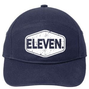 11th Birthday Of Boy Or Girl, 11 Years Old, Eleven 7-Panel Snapback Hat