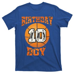 10th Birthday Outfit Basketball Ten 10 Year Old Funny T-Shirt