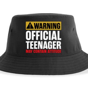 13 Birthday O.fficial Teenager 13yr Math 13th Birthday Sustainable Bucket Hat