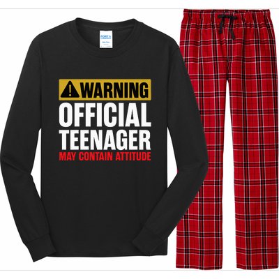 13 Birthday O.fficial Teenager 13yr Math 13th Birthday Long Sleeve Pajama Set