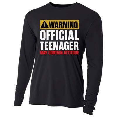 13 Birthday O.fficial Teenager 13yr Math 13th Birthday Cooling Performance Long Sleeve Crew