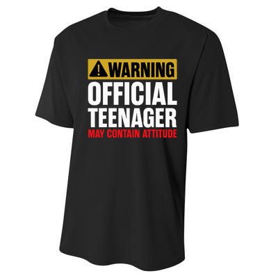 13 Birthday O.fficial Teenager 13yr Math 13th Birthday Performance Sprint T-Shirt