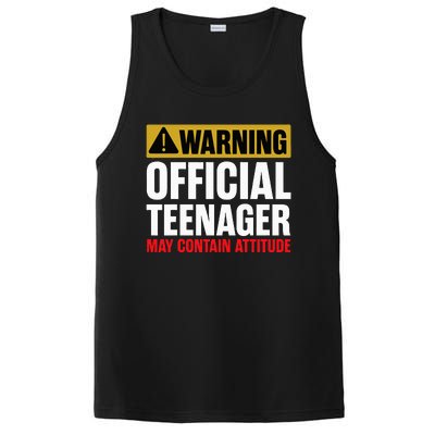 13 Birthday O.fficial Teenager 13yr Math 13th Birthday PosiCharge Competitor Tank