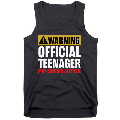 13 Birthday O.fficial Teenager 13yr Math 13th Birthday Tank Top