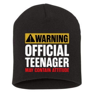 13 Birthday O.fficial Teenager 13yr Math 13th Birthday Short Acrylic Beanie