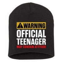 13 Birthday O.fficial Teenager 13yr Math 13th Birthday Short Acrylic Beanie