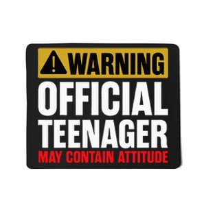 13 Birthday Official Teenager 13yr Math 13th Birthday Mousepad