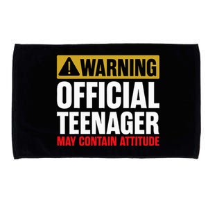 13 Birthday Official Teenager 13yr Math 13th Birthday Microfiber Hand Towel