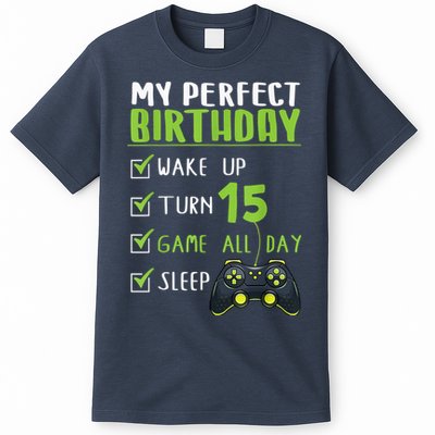15th Birthday Party Perfect For Gamer 15 Years Old Boy T-Shirt